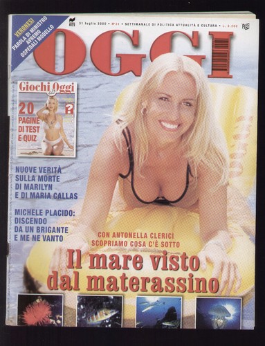 Oggi 2000 antonella clerici - antonella,